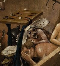 А вот что изображают профессиональныее художники, страдающие этой болячкой...