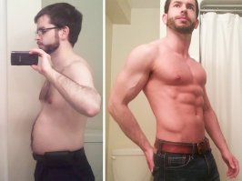 Что тут делает этот?изменения за три года: 1. Сбрил волосы 2.Втянул живот 3. Снял очки