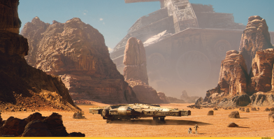 Каньоны Татуина мне нравятся очень