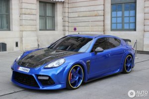 Не могу определиться, что уродливее: это или тюнинг Панамеры от Mansory.