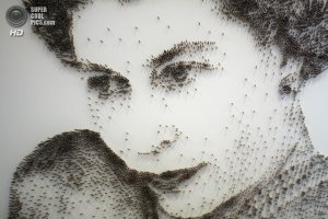 Самодельная симпатичная табличка с номером дома