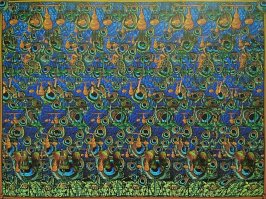 Французский художник рисует граффити в амазонских джунглях