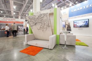 Шкаф диван кровать трансформер. Мебель экономящая дорогое  место.