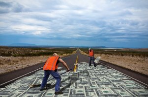 Петербургские чиновники «отремонтировали» пешеходную дорожку фотошопом 