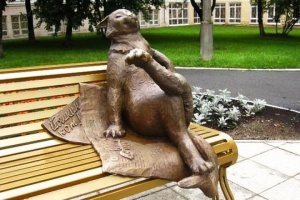 Наши любимые персонажи из мультфильмов, на улицах наших городов