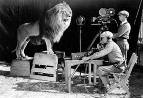Съемки легендарной заставки Metro-Goldwyn-Mayer