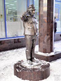 Памятник бравому солдату Швейку в Санкт-Петербурге