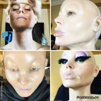 вот вам! Хайди Клум и 10 часов труда гримёров...