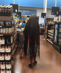 Мне всегда было интересно, как же люди моют голову с такой "шевелюрой"? А в душе как? На такое шапочку не наденешь.