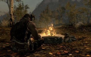 Skyrim + мод campfire + ineed - замучаешься выживать!