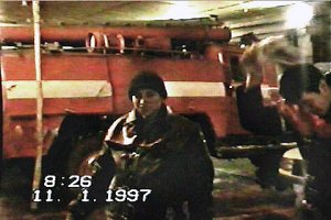 После пожара. Пока показывать нечего было. Лангепас 1997г. Морозы почти -40!!!