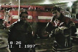 После пожара. Пока показывать нечего было. Лангепас 1997г. Морозы почти -40!!!