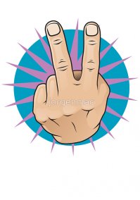 Автор написал чушь.
У англичан этот жест - не средний палец, а средний и указательный, при этом тыльная сторона ладони повернута к "собеседнику".
Связано это действительно с английскими лучниками, которые троллили этим жестом французов, мол, мы в порядке, а вам - хана. 
Именно 2 пальца. Потому, что тетива натягивается ДВУМЯ пальцами, автор - средним и указательным.
Все вышесказанное мне рассказал приятель-англичанин еще года 3 назад...