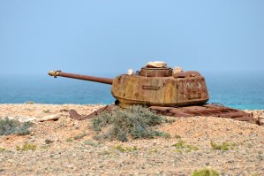 Т-34 в Йемене (о.Сокотра)