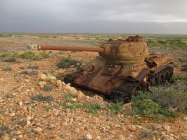 Т-34 в Йемене (о.Сокотра)