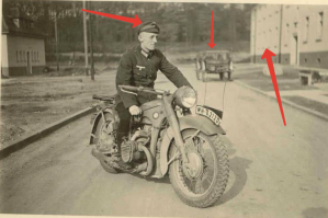 Добавлю свою порцию занудства:
Во-первых: Научно доказано, что Царь-пушка никогда не стреляла.
Во вторых: Автор понабрал отфотошопленных картинок и пытается выдать их на за что-то уникальное.
Кроме того,что уже было показано ниже добавлю: Фото с немецким бронированным мотоциклом Type R тоже типичный фотошоп. На настоящей картинке изображен BMW R 12