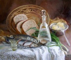 Блин, аж слюна потекла! Отложил в закладки, в эту пятницу вечером меня будет ждать селёдочка в винном соусе, красный маринованный лучок, рассыпчатая картошечка, ржаной кислый хлебушек и холодная водовка в запотевшем штофе... Эээээх!