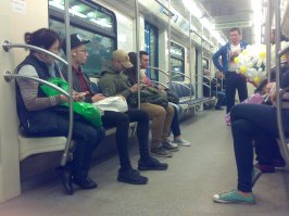 Странные люди, встречающиеся в Московском метро