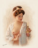Женщины на старинных открытках