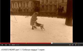 В фильме ляп заметил: когда Зина гуляет с Шариком на заднем плане автобус ПАЗ-672 проезжает.