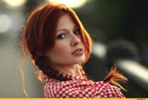 Сказочные портреты рыжеволосых девушек-моделей с лисицей