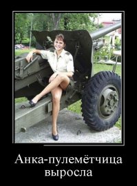 Анка - артиллеристка)))