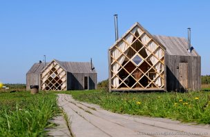 Крошечные домики для гостей зимней Олимпиады-2018 в Южной Корее