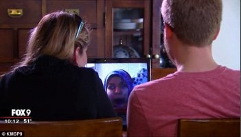 как из фильма ужасов )