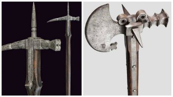 Какой нах... топор, когда это чекан.