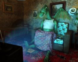 Фанат РЕН ТВ смотрит любимый канал