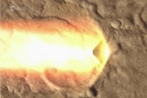 Нее, с высоты 3.7 км, в лепёшку...