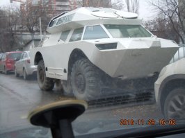 Ростов на Дону. Пару лет назад ОН еще ездил в оригинале. Без пулемета правда,но с башней и всеми прибамбасами БРДМ. Белого цвета и частными номерами. Хочу посмотреть ЧТО у него в ПТС написано.