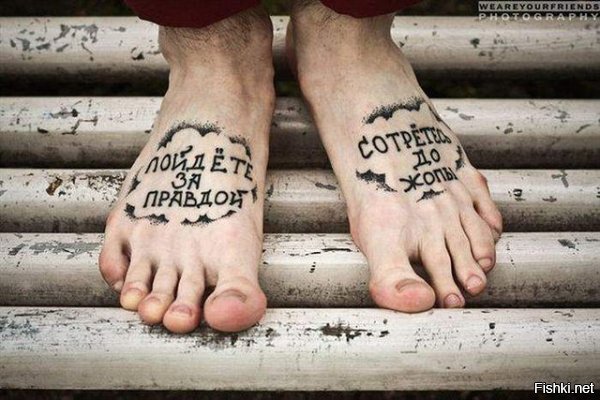 16 отличных идей татушек для ног