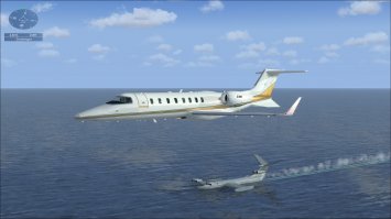 Я на это натренировался в Microsoft Flight Simulator X )) 
Скриншот 2011 года, так что графика не ахти )