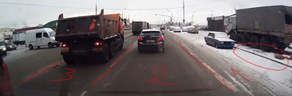 Так то так, только не бывает обочин с бордюрами - вот на что надо было обратить внимание и народ всё понял :)