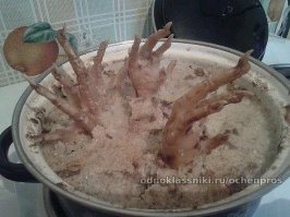 Вот самый диетический суп ))) Уха из петуха )))