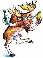 Лось-токсикоман из Пензенской области