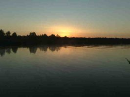 Для разнообразия утро на канале им. Москвы в 5 км от Волги.