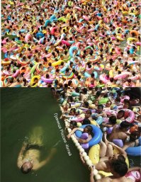 Перенаселенный Китай в фотографиях