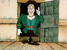 Смех очень напомнил Доктора Ливси из Острова сокровищ))))