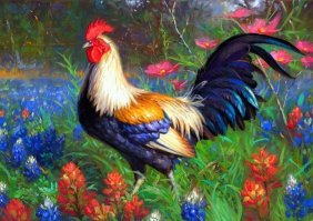 Эй, друзья, не надо киснуть! 
Ну - ка прочь дурные мысли. 
Год уходит Обезьяны. 
Я согласен, был он странным. 
В боевой своей раскраске Петушок спешит из сказки. 
Кукарекнем в Новый год, Веселись, честной народ!