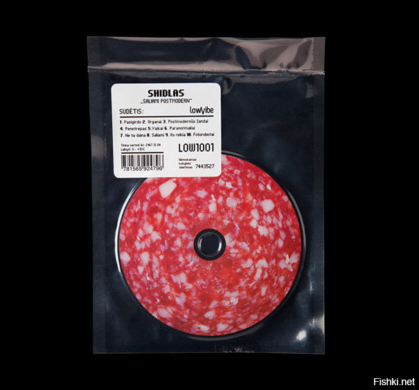 Диск литовского музыкального коллектива SHIDLAS, альбом «Постмодернистская салями».