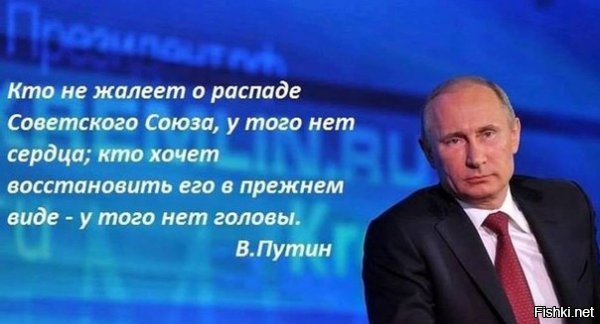 Неудачники, халявщики, лузеры всех мастей, все рвутся назад в СССР, где можно ничего не делать, а за это получать бесплатно квартиры и пирожки с повидлом за 5 коп. Как выразился наш президент - головы нет совсем, т.е. идиоты!