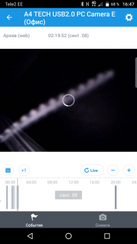 Скриншот экрана сделал, Не знаю что за редкий вид "мотыльков", но камера установленная в помещении (типа большого гаража) постоянно их фиксирует, но только по ночам, при температурах от +1° до +20° С... Причём  летают в различных направлениях, на приличной скорости, вопрос - чем они питаются? х.з. так как ничего растительного там нет.... И когда сам там находишься, хрен их увидешь-услышишь и камера не фиксирует...  
Прошу людей, которые утверждают что это "мотыльки" поймать их и предоставить доказательства с видео, что это именно они "носятся".. :) Для этих целей сдам вам гараж в аренду... Не дорого...;)