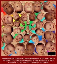 Не мудрено такое кол-во детей в гареме..