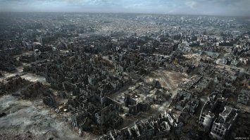 А это Варшава в 1945-ом.
