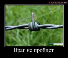 Прекрасное применение ужасной колючей проволоки