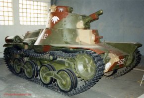 Кубинка. Японская коллекция:
- Текей типа 94, 1932, малый танк, серийный
- Те-ке типа 97, 1937, малый танк, серийный
- Ха-го типа 95, 1935, легкий танк, серийный
- Тихе тип 1, 1941, средний танк, серийный
- Самоходный кран, 1940, серийный
- Камися тип 2, 1942, легкий плавующий танк с понтонами, серийный
- Ке-ри тип 3, 1935, легкий танк, мелкосерийный
Названия представлены согласно внутреннего каталога, в связи с трудностями японского обозначения и маркировки.