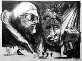 Спасибо! Я почему возмутился... На себе прочувствовал, когда 3 часа по "сети" собирал фото, "инфу", всё это "до кучи лепил"..., а утром смотрю, только название поменялось... Обидно... (если интересно, пост - "Скальные храмы"). А за новые работы Фёдора ещё раз спасибо, не думал, что он ещё и художник. Вот эта особенно понравилась.:)