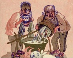 Наши ученики по креативней будут! Сам в детстве любил это дело.